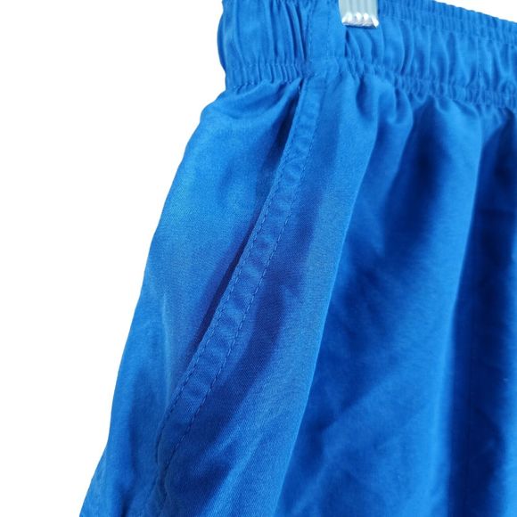 Speedo Men's Swim Trunks Elastic Waist Lined Blue XL Board Shorts Cruise Vacay - Picture 5 of 6